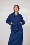 MARYLIN DENIM JKT - mid blue